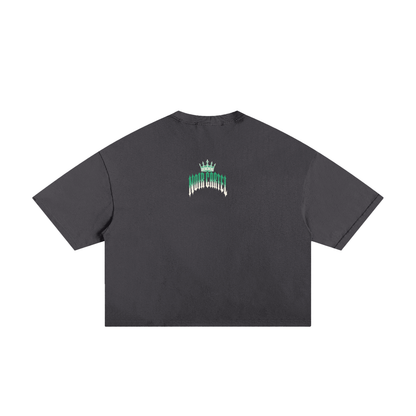 NOIR CARTEL MADE MEN — Blood Oath — Mint Frayed Boxy Tee