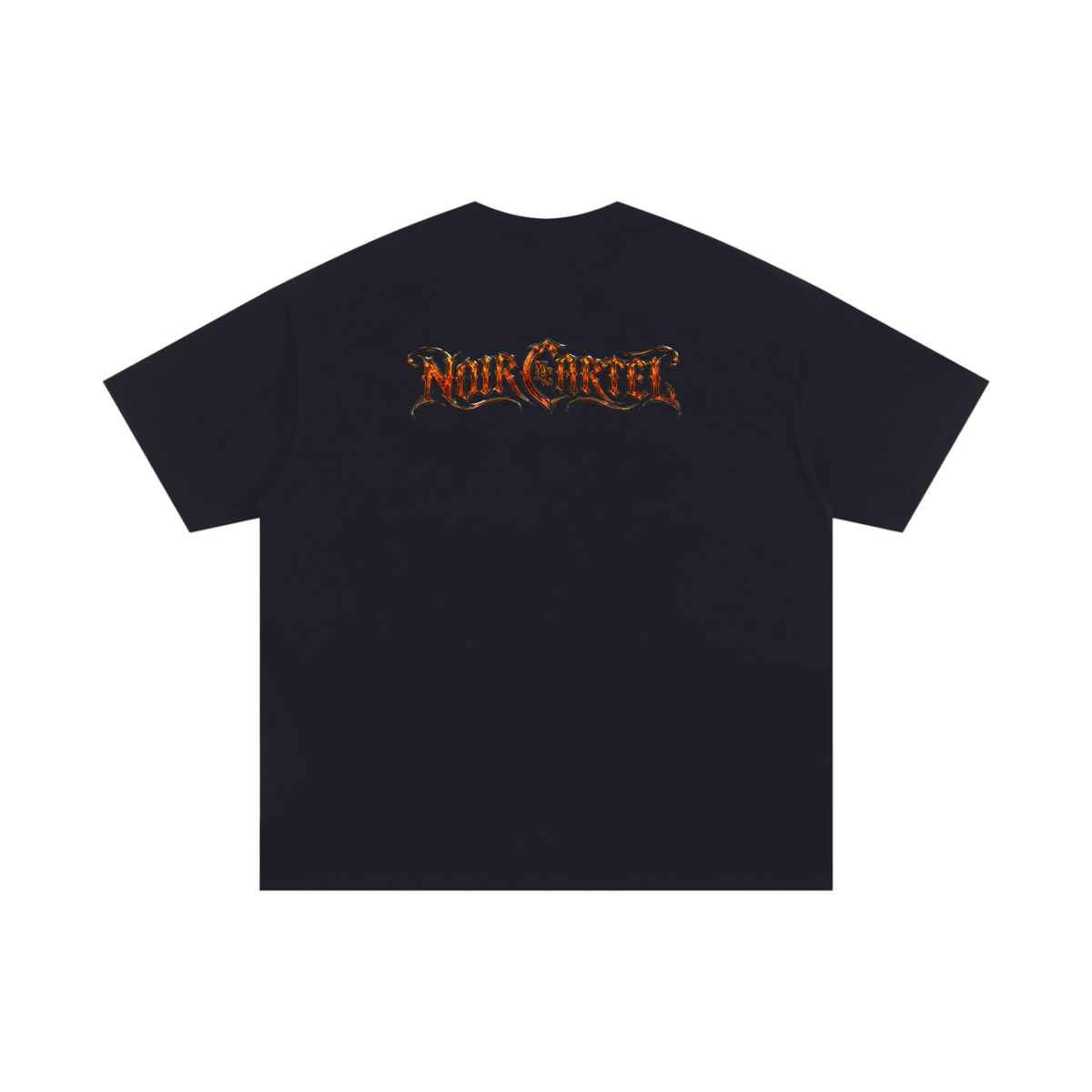 NOIR CARTEL UNSAID — It Was Preparation Oversized Cotton Tee — Black