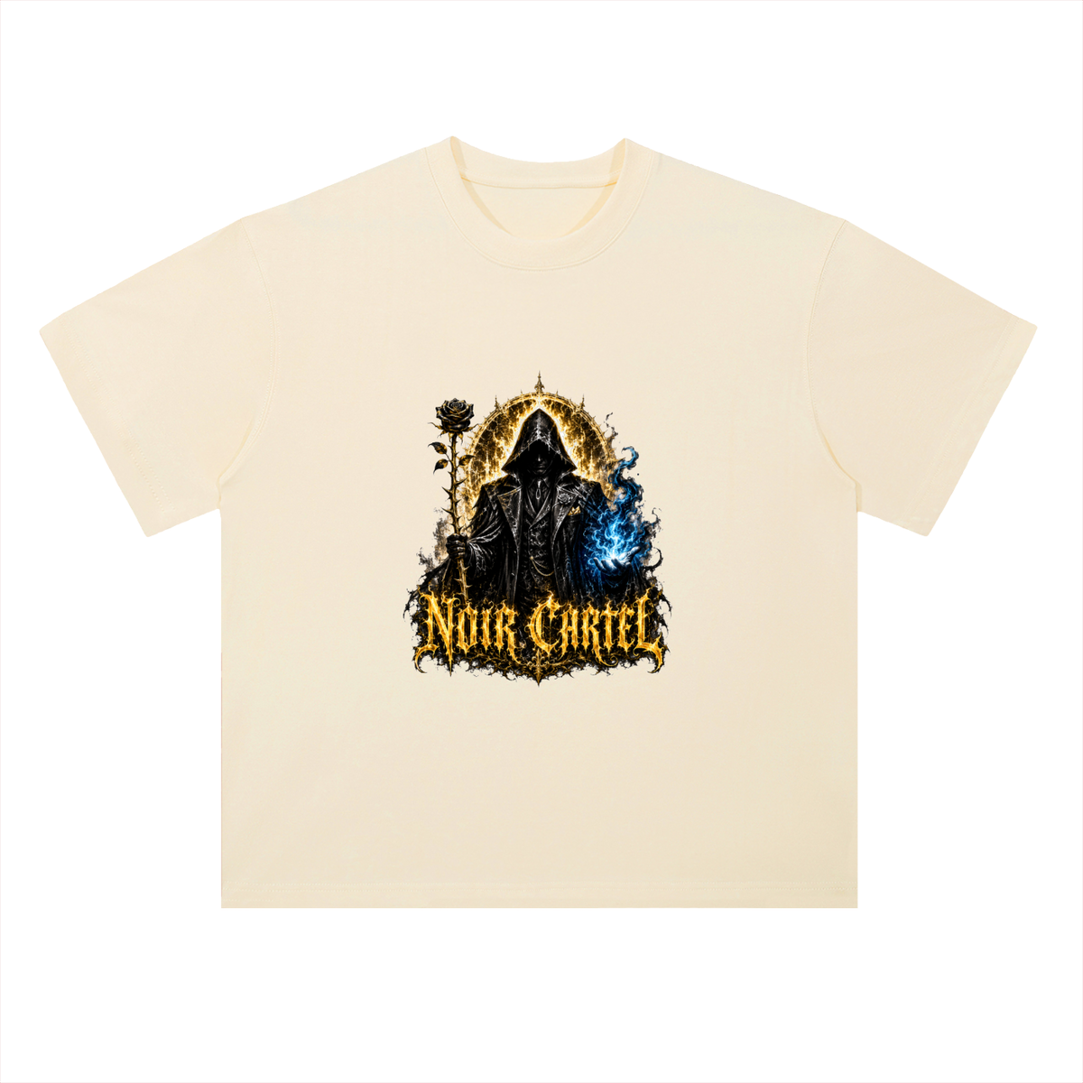 NOIR CARTEL MADE MEN — The Council Reaper 300 GSM Drop-Shoulder Tee
