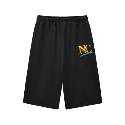 NOIR CARTEL TABLES TURN — Mud to Gold Longline Shorts — Black