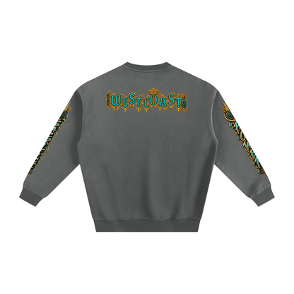NOIR CARTEL HOOD DIVISION — Wild Hood — West Coast Fleeced Sweatshirt — Gray