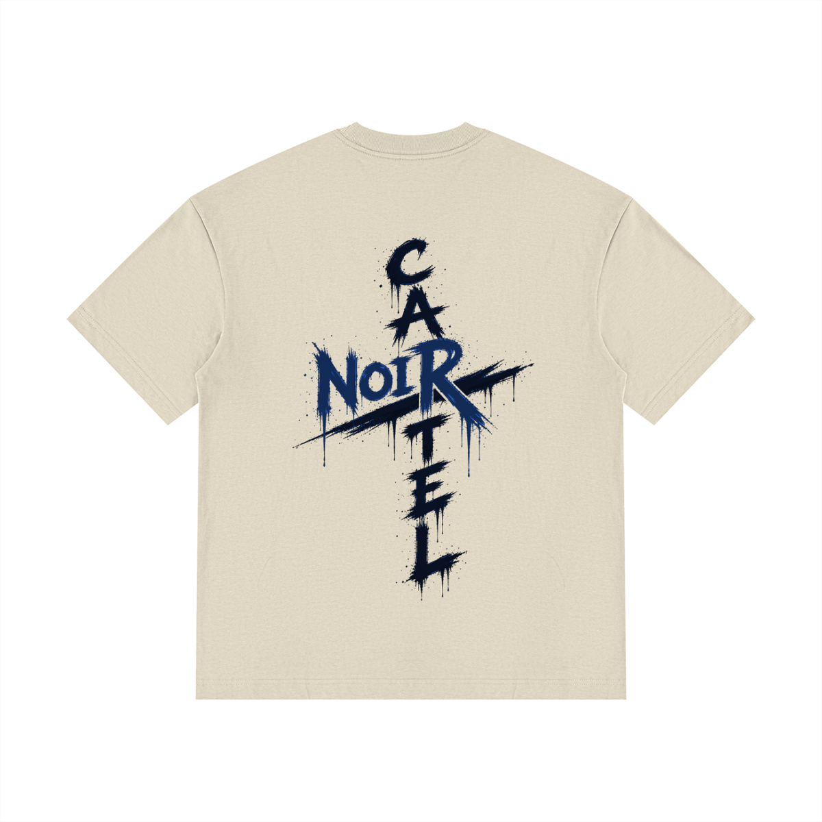 NOIR CARTEL OVERGROWTH — Rose Gospel — Blue Drop-Shoulder Tee