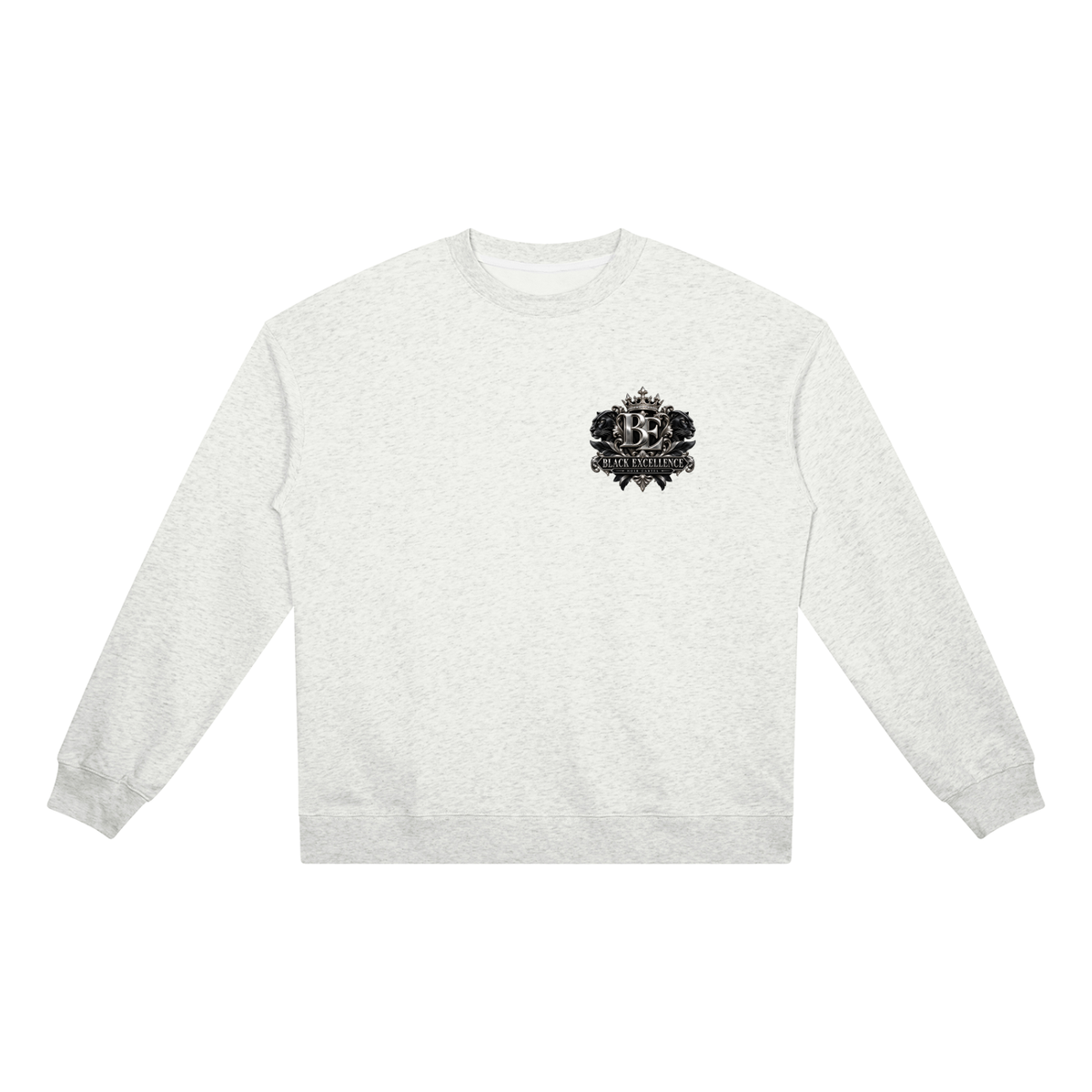 NOIR CARTEL BLOCKNOMICS — Excellence Crest Heavyweight Crewneck Sweatshirt