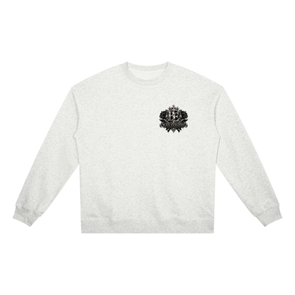 NOIR CARTEL BLOCKNOMICS — Excellence Crest Heavyweight Crewneck Sweatshirt