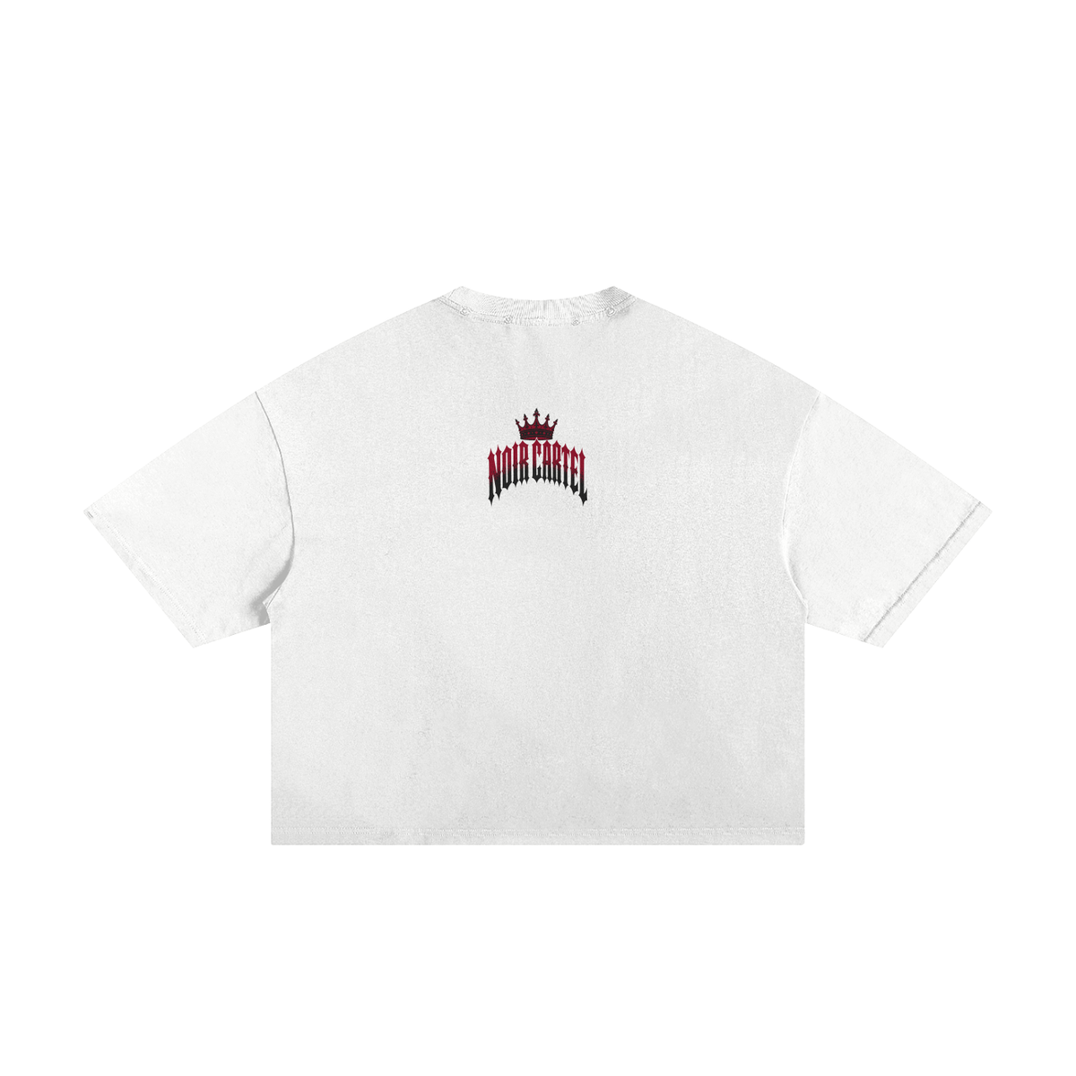 NOIR CARTEL MADE MEN — Blood Oath — Wine Frayed Boxy Tee