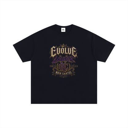 NOIR CARTEL UNSAID — Evolve Oversized Cotton Tee — Black