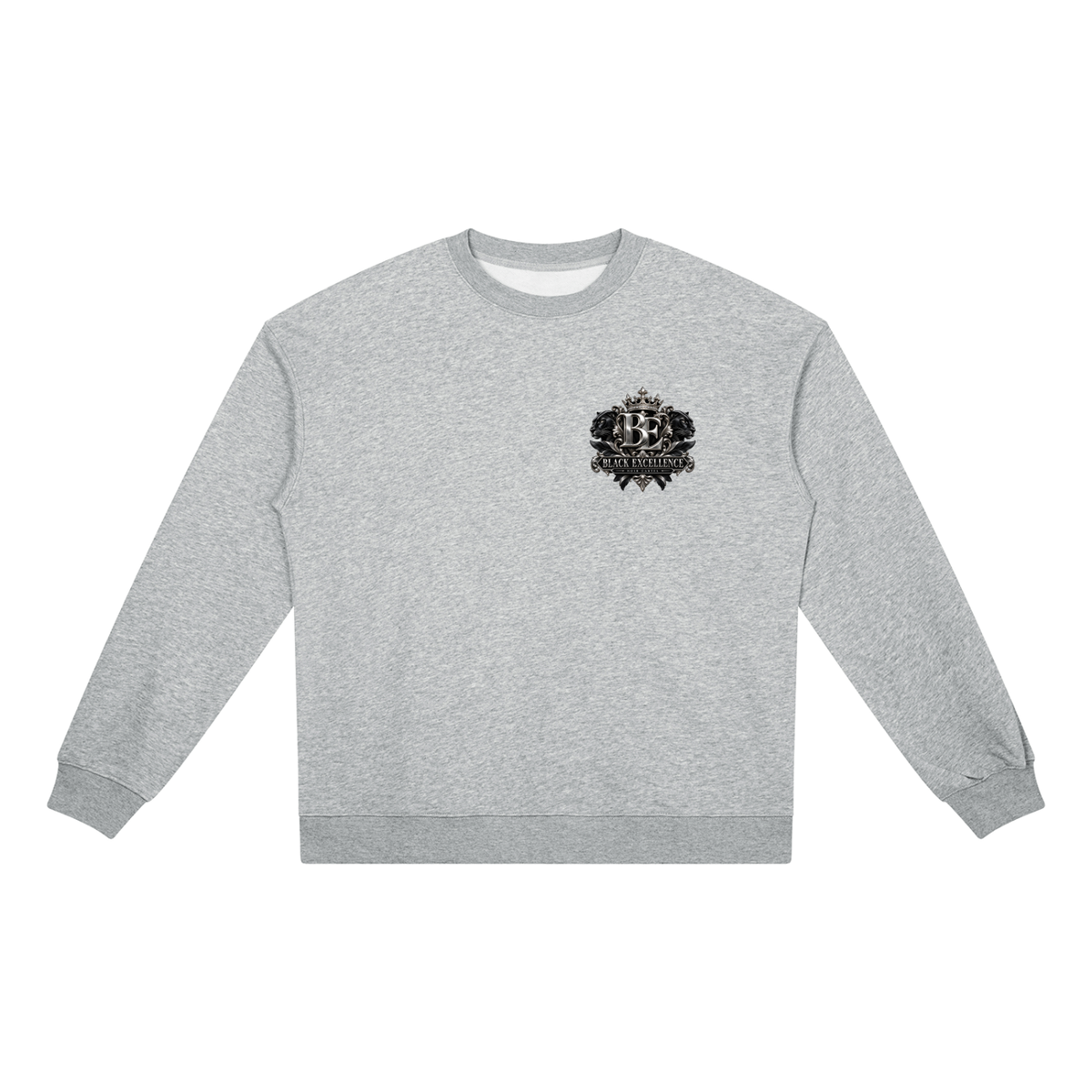 NOIR CARTEL BLOCKNOMICS — Excellence Crest Heavyweight Crewneck Sweatshirt