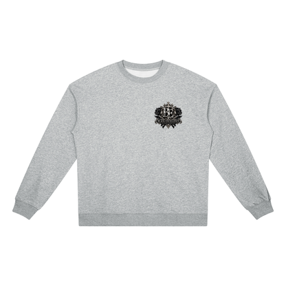 NOIR CARTEL BLOCKNOMICS — Excellence Crest Heavyweight Crewneck Sweatshirt